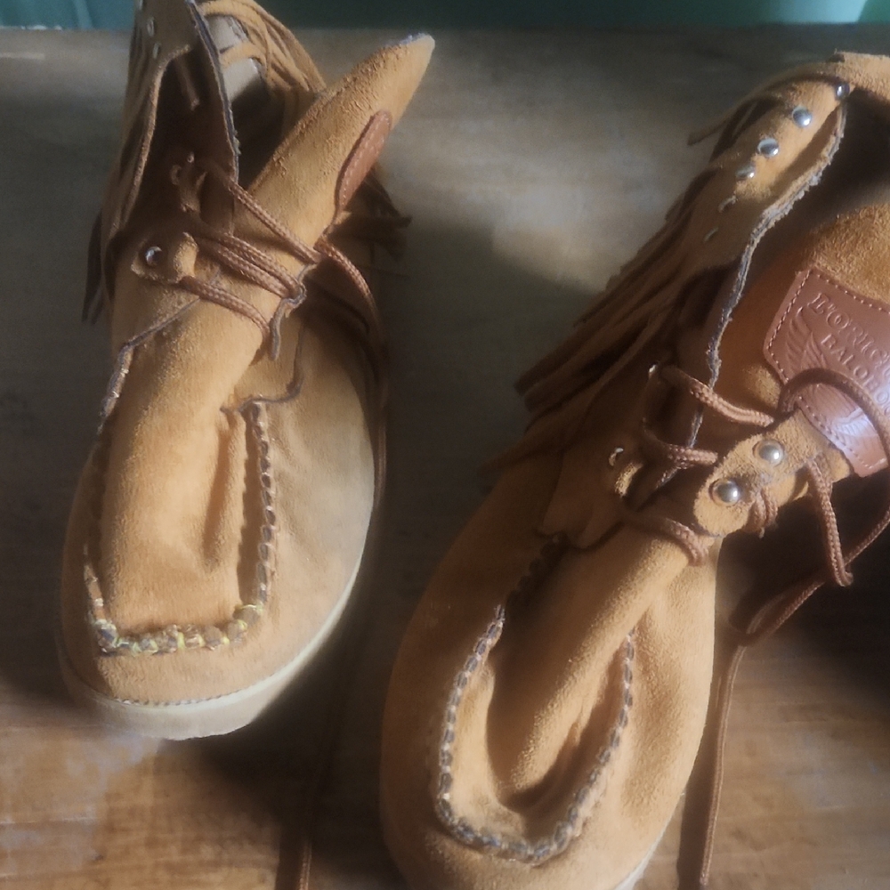 Tan Suede Women's Loafers